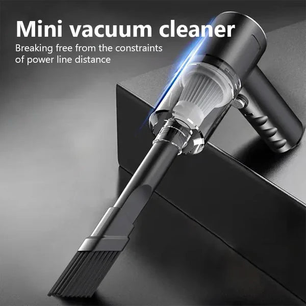 3 In 1 Portable Vacuum Cleaner Wireless Hand-held Cleaning For Car Home