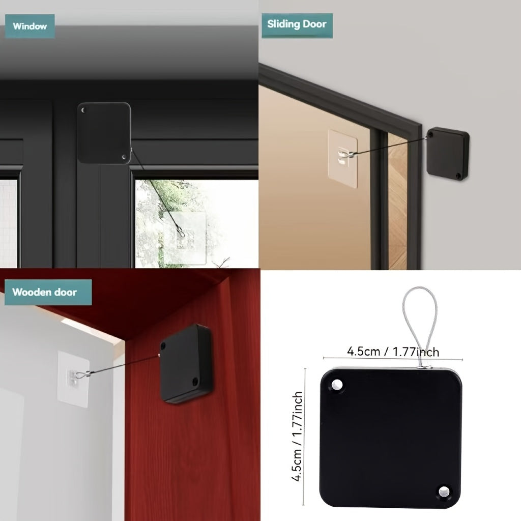 Punch-Free Automatic Door Closer – Self-Closing, Multifunctional, Easy Install for Home & Office