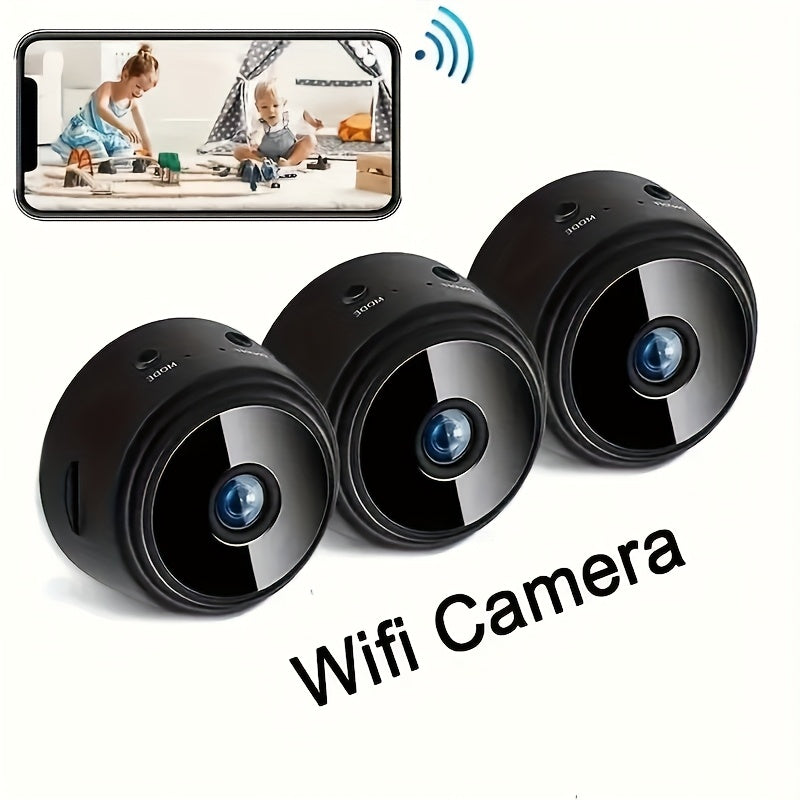 (40% off )   A9 Wireless Mini Surveillance Camera – 480P HD, Night Vision, WiFi Remote Access, Motion Detection