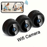 (40% off )   A9 Wireless Mini Surveillance Camera – 480P HD, Night Vision, WiFi Remote Access, Motion Detection