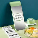 Stainless Steel Multifunctional Vegetable Cutter & Grater | 6-in-1 Slicer, Shredder, Peeler –  .....!معیار کی گارنٹی 100٪ – کھول کر چیک کریں، پھر ادائیگی کریں